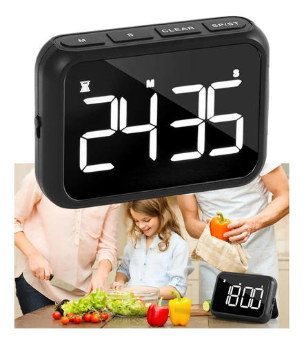 Lk Cronómetro Digital De Cocina Con Dígitos Grandes