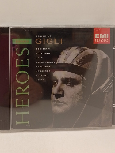 Heroes Beniamino Gigli Cd Nuevo 