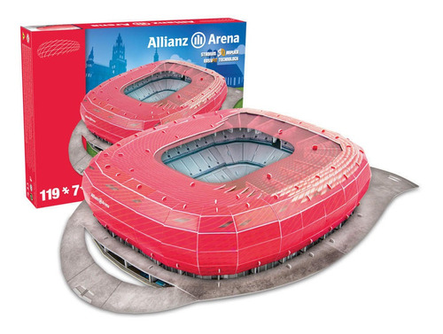 Puzzle 3d - Estadio Allianz Arena Bayern Munich