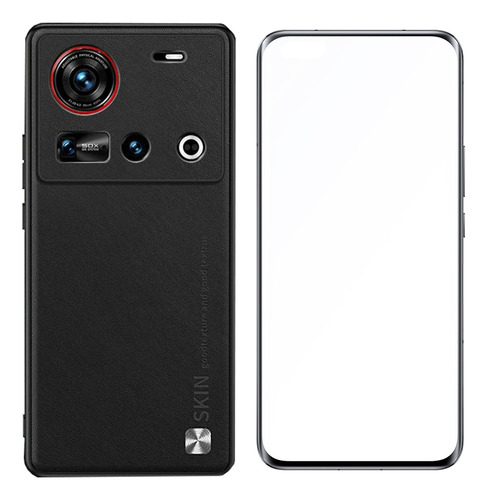 Case For Nubia Z50 60 70 Ultra Patrón De Piel Cuadrada+mica