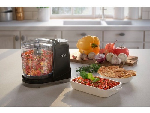 Procesador De Alimentos T-fal Max Mf2528mx 2 Velocidades Negro