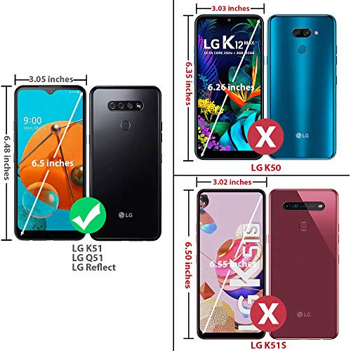 Funda Para LG K51 Q51 Reflect Negro