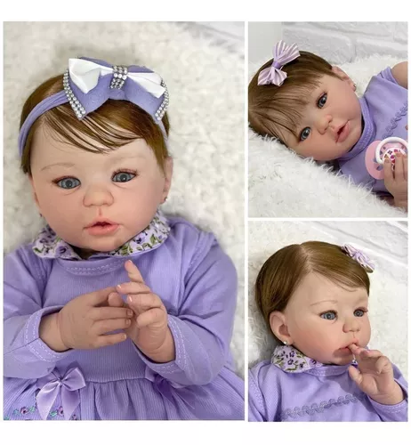 Bebe Reborn Boneca Linda Realista Perfeita Molde Kylin