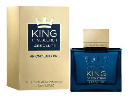 Imagen 2 de 2 de Antonio Banderas King of Seduction Absolute EDT 100 ml para hombre