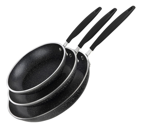 Juego De Sartenes Antiadherentes Granitestone, 3 Piezas