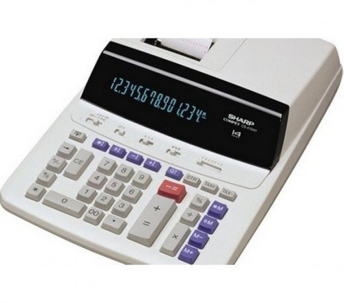 Calculadora De Mesa Cs4194hc Sharp / 14 Dígitos / Visor / Im