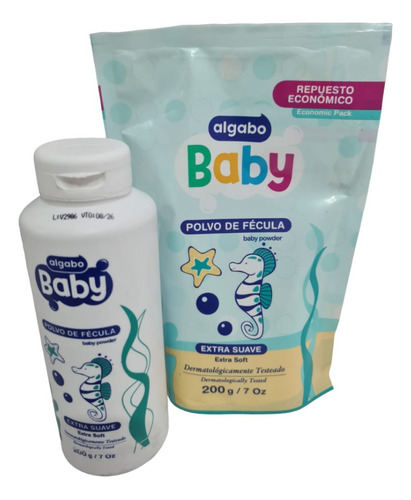 Baby Algabo Fécula Oferta Botella + Repuesto Economico