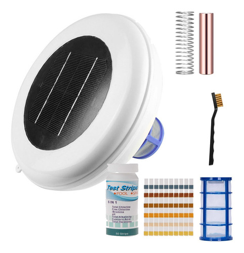 Purificador Para Alberca Piscina Con Kit Cepillo Y Tiras Ph