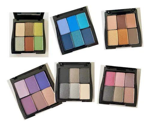 comprar Kit De 6 Estuches Con Sombras ,base Y Brochas.