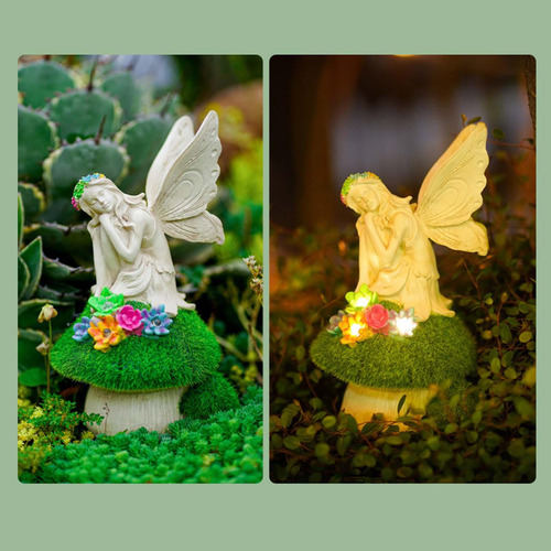 Adornos De Luces Solares De Hadas De Jardín Sesión