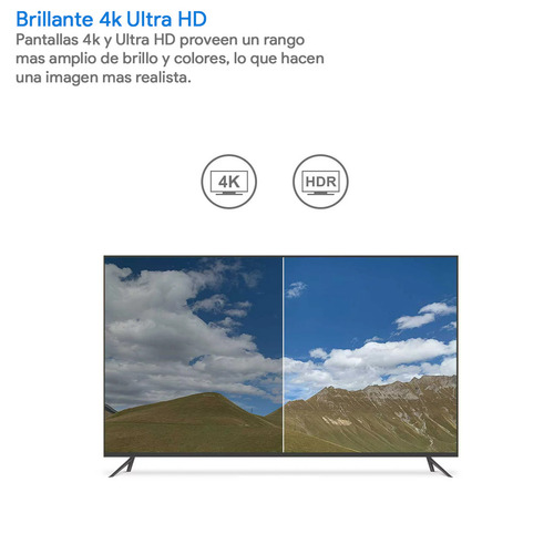 Onn Uhd Streaming 4k 2 Gb Ram Google Tv 2023 Color Negro Tipo De Control Remoto Control De Voz