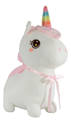 Unicornio De Peluche Hipoalergenico Suave Unicornio 45 Cm Color Rosa