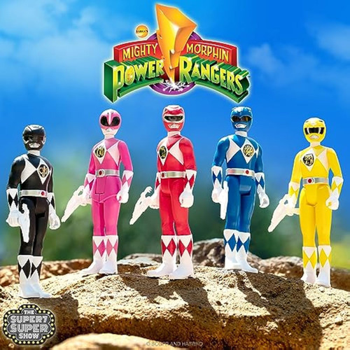 Super7 Mighty Morphin Power Rangers Black Ranger -