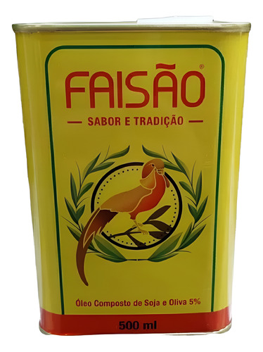 Kit Óleo Composto Faisão Lata 500ml Com 4 Unidades