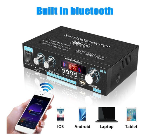 Automóvil De 2 Canales Amplificador De Audio Para Auto/casa