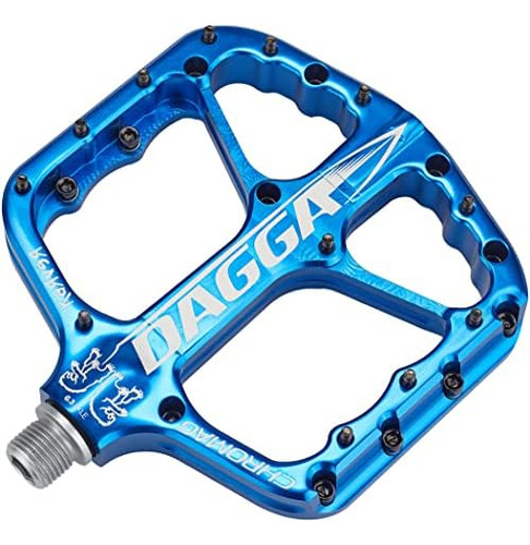 Dagga Unisex Adult Mtb/mtb/cycle/vae/e-bike Pedals, Blu...