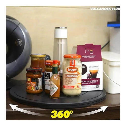 Volcanoes Club Plato Giratorio Lazy Susan De 16 Pulgadas