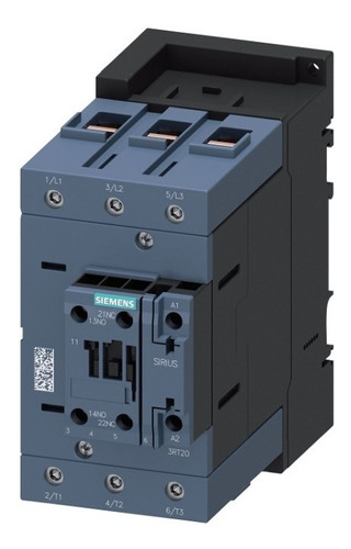 Contactor, Ac-3, 55 Kw/400 V 1 No+1 Nc Siemens 3rt2047-1ak60