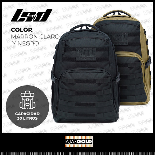 Imagen 5 de 10 de Mochila Tactica Asalto Militar 30 Lts Trekking Seguridad