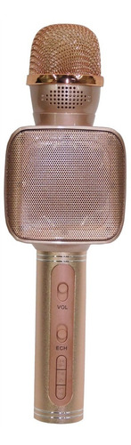 Micrófono Bluetooth / Led Karaoke Goldenpink