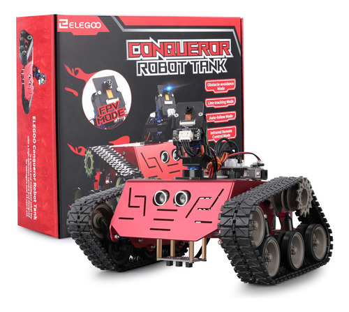 Kit De Tanque Robot Conqueror Compatible Con Arduino