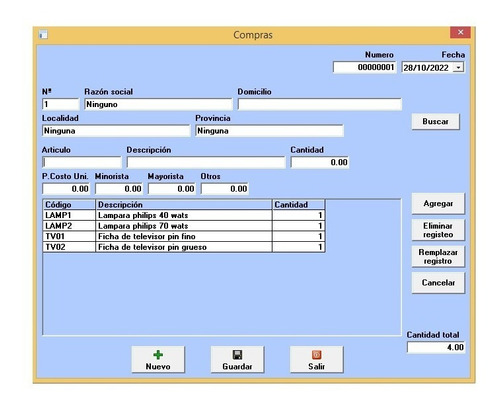 Sistema De Facturacion Control De Stock Gestion Comercial