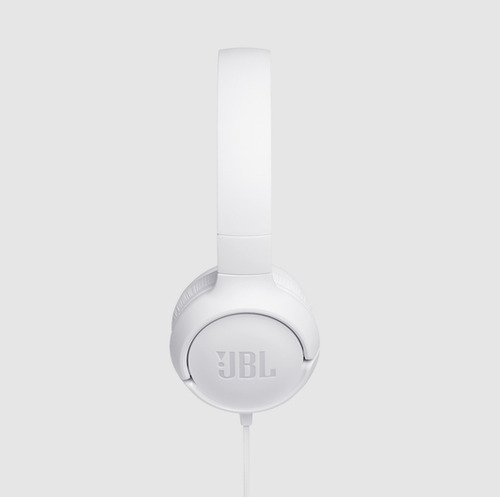 Auriculares Jbl Tune 500 Blanco Con Cable Mini Plug Control Blanco