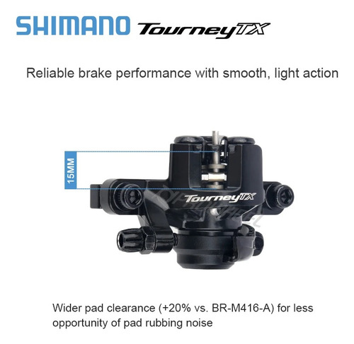 Caliper Shimano Tourney Br-tx805 Para Freno De Disco Mtb