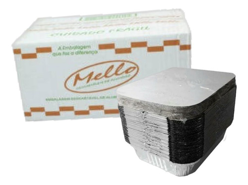 Bandeja Marmita Alumínio Mello M131 C/300 750ml Aluminio