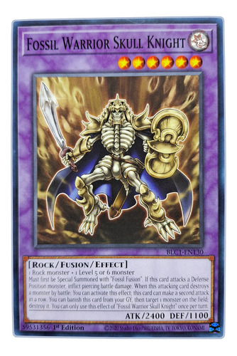 Yugi-oh! Fossil Warrior Skull Knight Blc1-en130 Comun