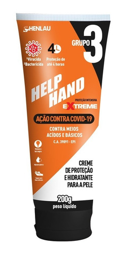 2 - Creme De Proteção Help Hand Extreme Hidratante