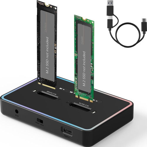 Duplicador M.2 Clonador Offline Usb C A Nvme Sata Estación