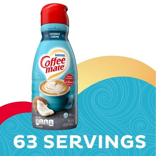 Coffee Mate Crema Para Café Coconut Creme 946ml Importada