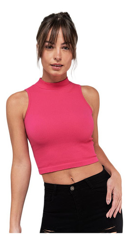 Blusa Básica Holly Land En Rosa Para Dama Yw02