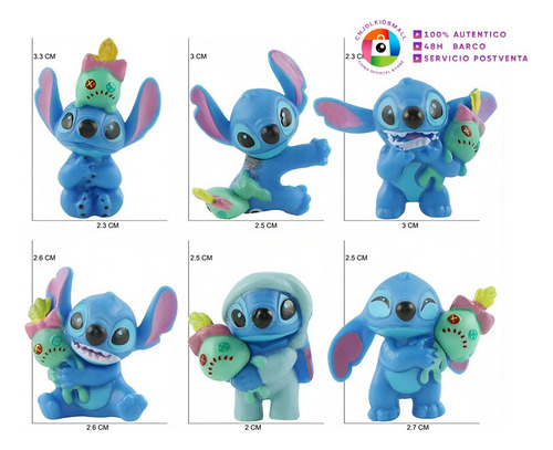 Xv Caja Para Calendarios Adviento Navideños Stitch, 24 Un