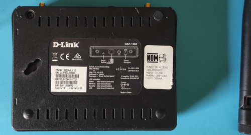 Access Point, Repetidor, D-link Dap 1360, Excelente Seminuev (Usado)