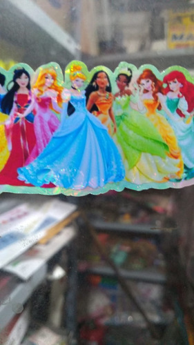 Sticker/calco Princesas A4 Resistente Al Agua