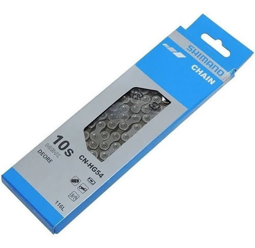 Imagem 2 de 4 de Corrente Shimano Deore 10v Hg54 Dyna-sys 116 Elos Bike Mtb