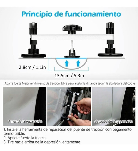 Para 2024 Kit Saca Golpes De Autos Carros Ventosa