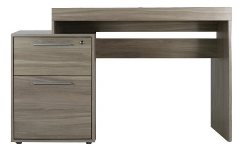 Escritorio De Madera Melamina Con Archivero 2 Gav. Suez 120