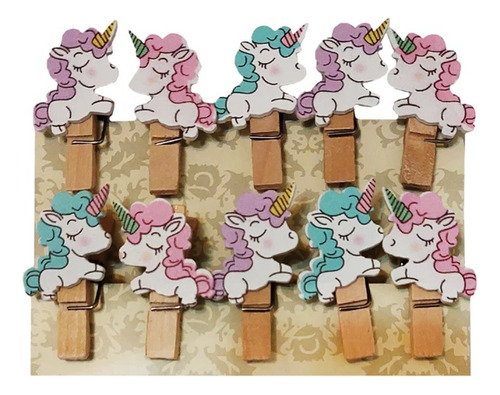 Mini Broches Clips X 10 Cuelga Fotos Souvenirs Candy Kawaii