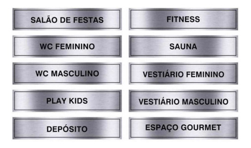 Placas De Identificação