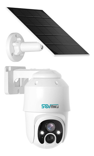 Camara De Seguridad Sovmiku Cq1a Solar Power 2k, Vista De...