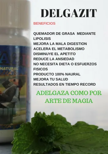 Delgazit Adelgaza + Quema + Reduce + Natural / 10 Unidades