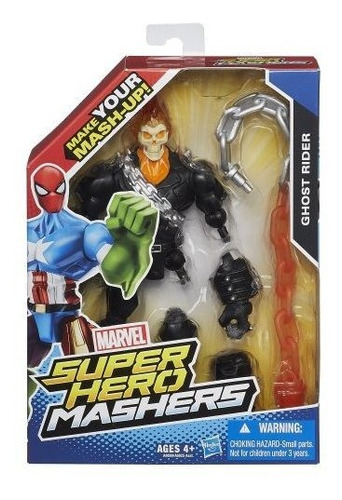 Marvel Super Hero Mashers Ghost Rider Figura, 6 Pulgadas.