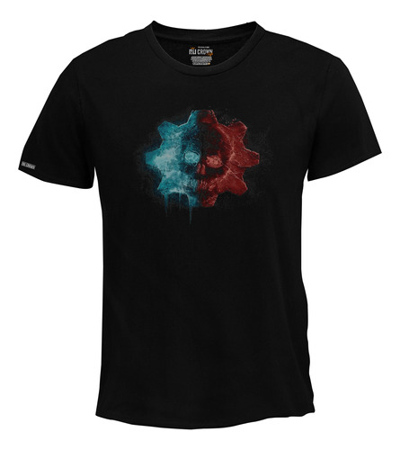Camiseta Estampada Logo Gears Of War 5 Hombre Bto