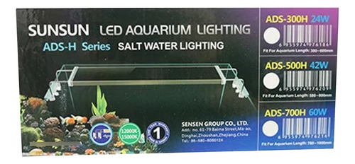 Luminária Led Sunsun Ads-h 300h 24w Bivolt Aquários Peixes
