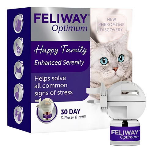 Feliway Optimum Difusor + Refil 48ml - Ceva