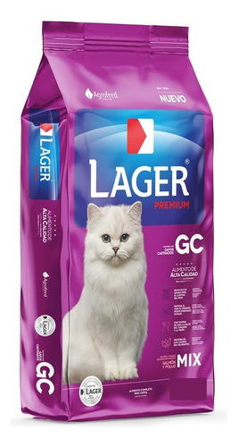 Alimento Lager Gato Castrados 10kg