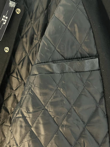 Chaqueta Universitaria De Paño Abrigada